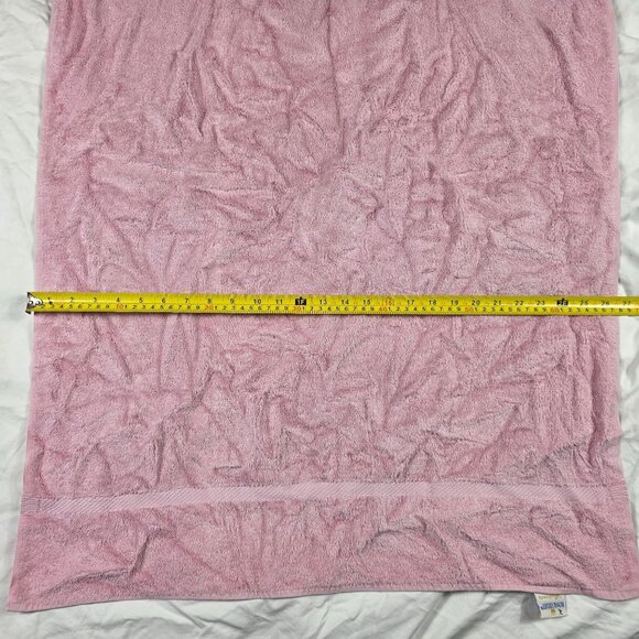 Vintage Royal Velvet By Fieldcrest Pink Bath Towel 100% Cotton Plush Absorbent - Picture 7 of 8